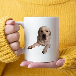 Mugs Labrador Retriever Picture Mug 11oz Ceramic Dog Tea Cup Lover Friends Birthday Gift