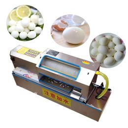 220V high quality stainless steel automatic transfer quail egg shelling machine cooked quail egg peeling machine