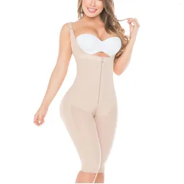 Women's Shapers Post Postpartum BuLifter Full Bodysuit Body Shaping Corset For Women High Compression Waist Trainer With Zipper