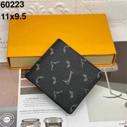 Fashion Designer Paris Cardholder Plaid Flower High-end Men Wallet Credit Card Holder Purse Women Wallets Billfold Purses Cardholders 2401231BF