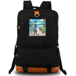 Kakushigoto backpack My Dad Secret Ambition daypack school bag Cartoon Print rucksack Leisure schoolbag Laptop day pack