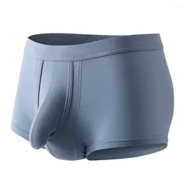 Underpants Breathable Men Underwear Seamless Soft Men's Boxers With U Convex Design Quick Dry Moisture-wicking For Comfort