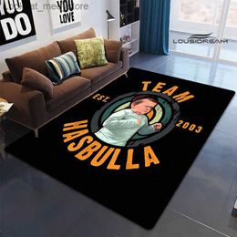 Carpet Hasbulla cute printed carpet Non -slip carpet kitchen mat anime rug floor mats yoga mat Photography prop birthday gift Q240123