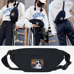 Waist Bags Bag Chest Belt Crossbody Shoulder Sunglasses Dog Printing Men Women Fashion Fanny Pack Banana Hip Purse