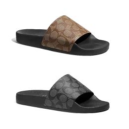 Design donna coac scarpa uomo coac pantofole scivolo Spiaggia sabbiosa Donna uomo Prezzo all'ingrosso Sandali piatti Comfort Beach Slide Pelle Pelle Scarpe da donna sexy Scuff 35-46