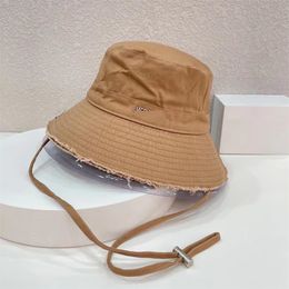 Women Designer Bucket Hat men's for Summer high quality fashion Multi foldable large fedoras luxury Casquette outdoor beach sun Brim Hats