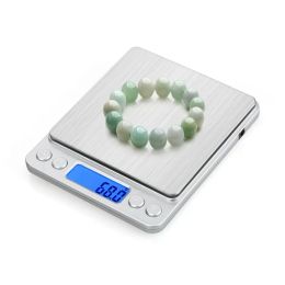 Mini Pocket Digital Scale 0.01 x 500g Silver Coin Gold Jewellery Weigh Balance LCD Electronic Digital Jewellery Scale Balance Kitchen Scale LL