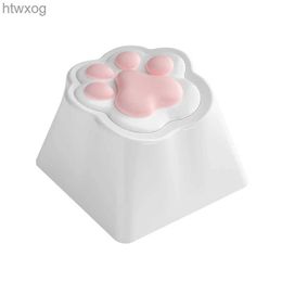 Keyboards 3D Cat Claw Keycaps Gaming Keycaps Replacement MX Structure Keycaps YQ240123