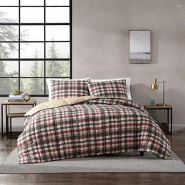 Bedding Sets Home Decor For Colder Months Linen Set Reversible Plaid Alt Down With Matching Shams Comforter Freight Free