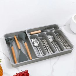 Kitchen Storage Cutlery Drawer Organiser Flatware Reusable Utensil Holder For