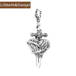 Pendants Necklace Pendant 925 Sterling Silver Jewellery Real Certified Love Cross Sword Women Men 2023 New In Free Shipping Accessories P26