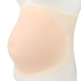 Costume Accessories Skinless 1300-1550g Stoh Real Skin Silicone Belly for Drag Queen Crossdresser Fake Pregnant