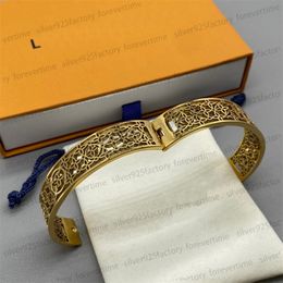 Hot sales Luxury Charm Designer Bracelet for Women classic men Gold Bracelet Flat Bracelet high-quality Jewellery Gift wholesale