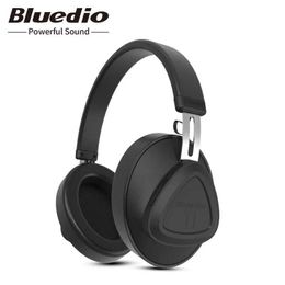 Headsets Bluedio TM Wireless Headphones Monitor Studio Headset For Music Bluetooth Headphone 57mm Loudspeaker HIFI Bass With Microphone J240123