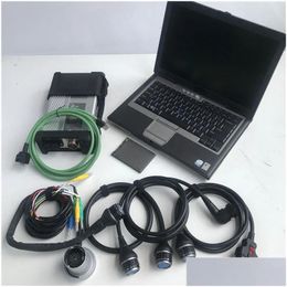 Diagnostic Tools Mb Star Sd C5 Tool 2023.09V Hdd/ Ssd Hht-Win-Das-Xentry With Laptop D630 For Dell 4Gb Ram Installed Fl Set Ready To D Dhyex