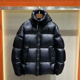 Designer Men Canadians Jackets Winter Down Jacket Two Options: Black and Sier Hooded Warm Coat Thick Parka