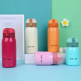 Water Bottles Practical Insulated Bottle -up Cover Vacuum Cup Food Grade Kids Cartoon Thermal Insulation