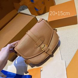 High Quality bag Vintage Solid Saddle bag mini Handbag Purses for Women Shoulder Crossbody Bags 2023 New Fashion Ladies Messenger Bag crossbody bag Leather bag