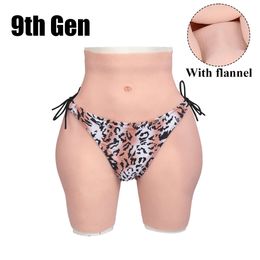 Silicone Realistic Panties Pussy Pants Transgender Sexy Fake Vagina for Shemale Crossdresser Enhancer Hip Up Bodysuit Gay