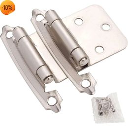 New Other Home Appliances 2PCS Self Closing Spring Hinge Cabinet Hinges Semi-Concealed Soft Close Overlay Flush Hinges For Furniture Door Window Hardware