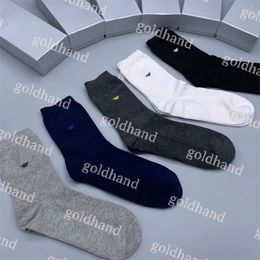 Outdoor Street Mens Socks Brand Letter Embroidery Socks Five Pairs Wool Socks Stockings With Box