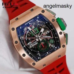 RM Wrist Watch Richards Milles Wristwatch Rm11-01 Automatic Mechanical Watch Rm1101 Mancini Mens 18k Rose Gold Time Code Automatic Machinery World