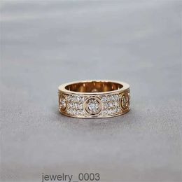 Jewlery designer for women diamond love wedding rings silver gold plated party female popular metal punk luxury engagements ring fashion 9TC7