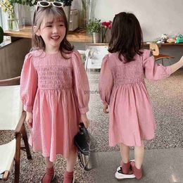 Girl's Dresses Menoea Spring Autumn Baby Girls Casual Dresses Fahion Long Sleeves Girls Dress Pleated Children's Clothing Kid Outfits Vestidos