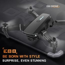 E88 Folding Drone HD Aerial Four-axis Aircraft Remote Control Aircraft Dual Lens