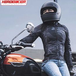 Women's Jackets HEROBIKER Motorcycle Jacket Women Riding Motocross Enduro Racing Jacket Moto Jacket Windproof Coldproof Motorbike Clothing YQ240123