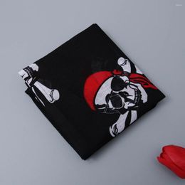 Bandanas 6 Pcs Pirate Head Scarf Headband Handkerchief Hijab Halloween Skull Bandana Man