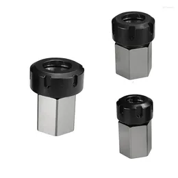 Hard Steel Hex Collet Chuck Block Holder For Lathe Engraving Machine