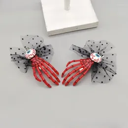 Hair Accessories Halloween Congestive Eye Ghost Hand Clip Devil Funny Headwear Ball Party Holiday Suitable Clips For