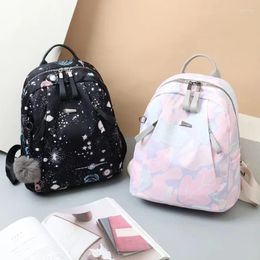 School Bags 2024 Autumn Backpack Small Oxford Cloth Lady's Travel Shoulder Bag Girls Rucksack Daypack Fashion Women