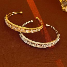 Charm Bracelets Double-Layer Style Zircon Circle Open-Ended Bracelet Fashion Personalised Women