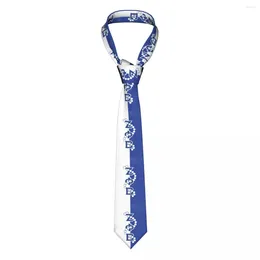 Bow Ties Zeta Phi Beta Logo Necktie Men Custom Silk ZOB Sorority Neck Tie For Party