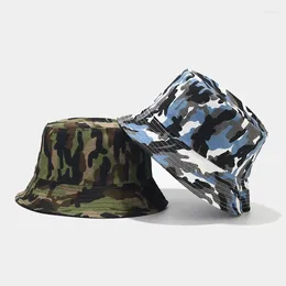 Berets Camouflage Bucket Men's And Women's Jungle Sport Climbing Outdoor Protection Sun Leisure Basin Hat Wholesale