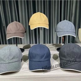 LP Mens Caps Womens Fashion Baseball Cap Cotton Cashmere Hats LORO Summer Blue Green Red Snapback Embroidery Casquette Beach Luxur257F