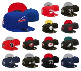 Men's Detroit Baseball Full Closed Caps Summer Snapback SOX D Letter Bone Women Color All 32 Teams Casual Sport Flat Fitted Hats NY Mix Colors Size A1