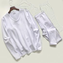Men's Sleepwear Autumn And Winter Cashmere Cotton Warm Suit Clothes Trousers