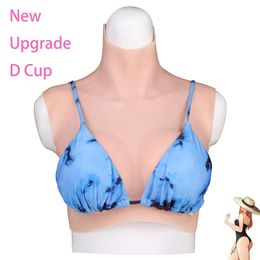 Costume Accessories Huge Silicone Breast Forms D Cup Boobs Realistic Fake Chest for Crossdressers Shemale Crossdress Breastplates Cosplay