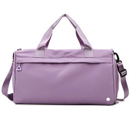 lu New Gym Duffel Bag Luggage For Women ll Waterproof Sports Fitness Bags Crossbody Shoulder Pack 6 Colours L1
