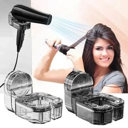 Rotating hair dryer no punch wall mounted hair dryer bracket household bathroom rack no drilling Organiser 240123
