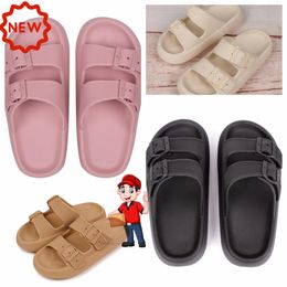 New Outdoor Platform Slippers Luxury Sandals Luxury Flat Shoes Men's Women's Outdoor Pink Orange Beach Slippers Large