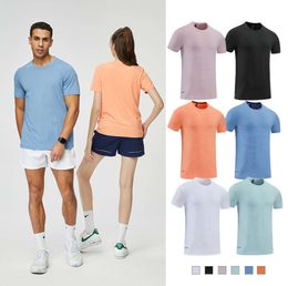Sports T-shirt Quick Drying Clothes Summer Thin And Loose Casual Top Men's Women's Running Basketball Training Ice Silk Short Sleeves Luxury Brand T Shirt