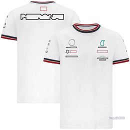 Men's and Women's New T-shirts Formula One F1 Polo Clothing Top Racing Suit Official Same Style Team Uniform Fan Short-sleeved Quick-drying Top Can Be