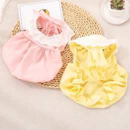 Dog Apparel Lace Princess Dress Clothes Sweet Small For Dogs Clothing Pet Outfits Cute Summer Yorkies Pink Girl Ropa Para Perro