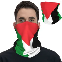 Scarves Flag Of Palestine Bandana Neck Gaiter Printed Balaclavas Face Scarf Warm Headwear Hiking Unisex Adult Washable