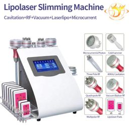 9 In 1 Multifunction Portable Sculpting Machine Vaccuum Cavitation Radio Frequency Slimming Beauty Equipment For Face Body459