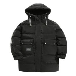 New Top Quality Winter Mens Womens Fashion Goose Down Jackets Gradient Hooded Coats For Young Lovers